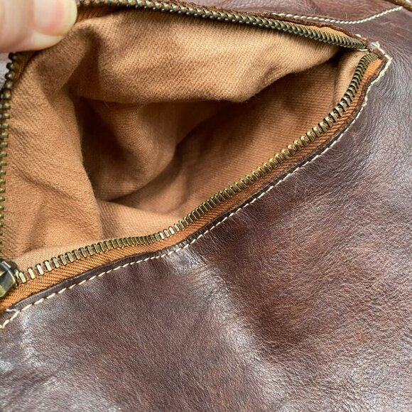 Costanza Rota Made in Italy Genuine Leather Brown Backpack - Picture 4 of 10